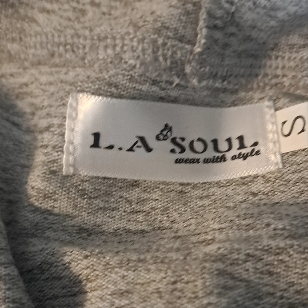 Paws and Meditate Cat Hoodie Gray No Packets